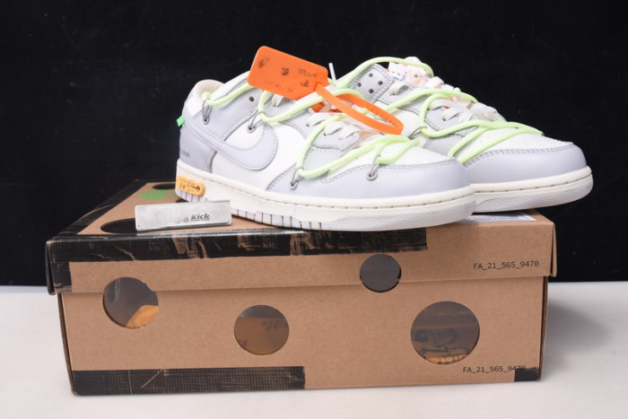ow x dunk low 