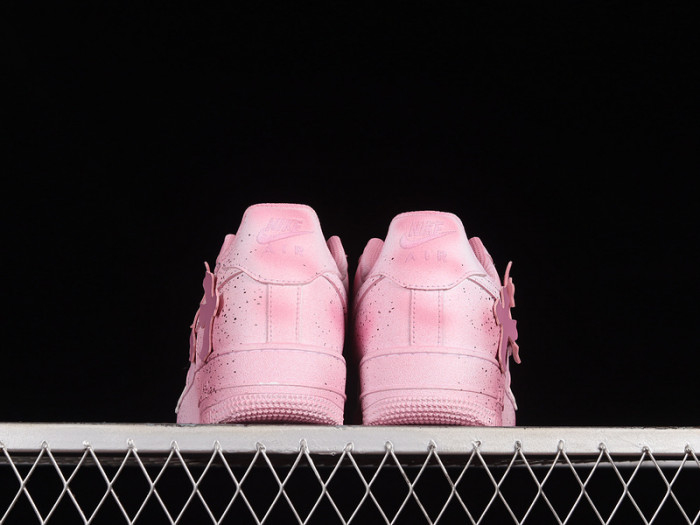 chrome hearts x nike air force 1 low 07 pink/pink/white dd8959-100